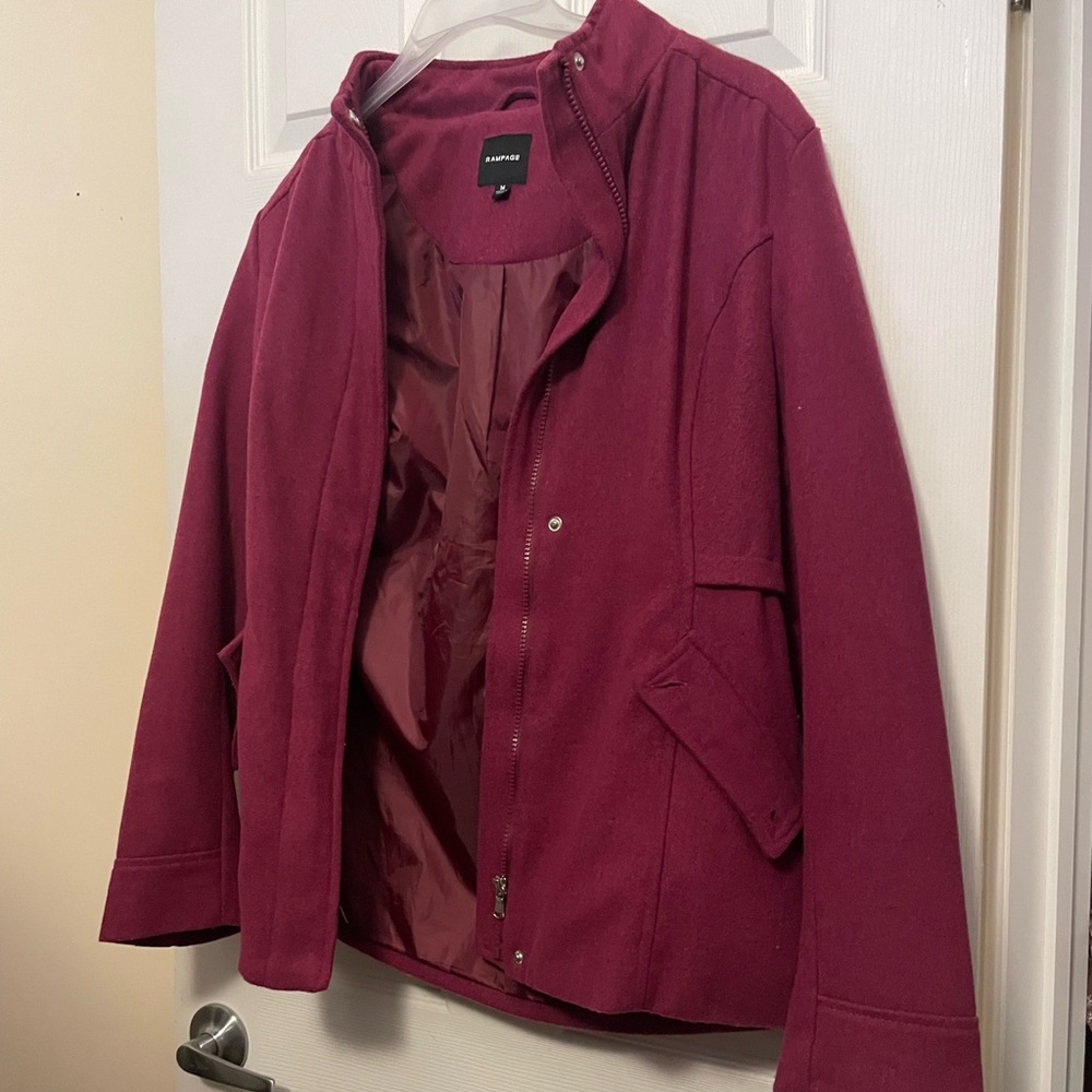 Rampage Women's Jacket in Rich Burgundy